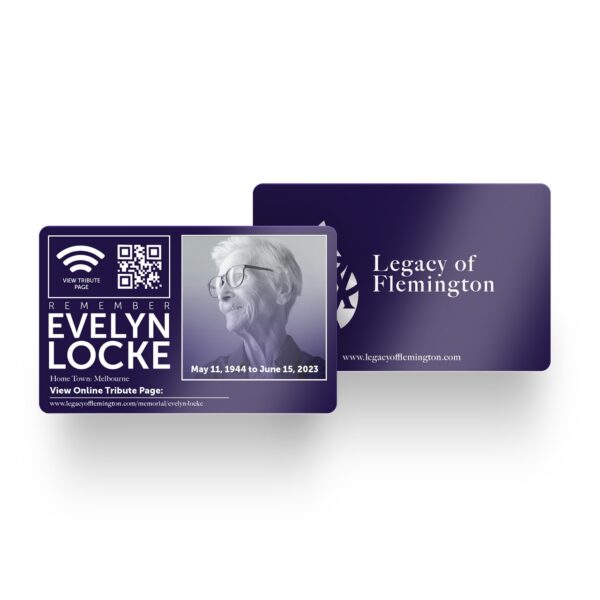 Interactive Memorial Cards